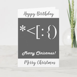 ***HAPPY BIRTHDAY AND MERRY CHRISTMAS*** SPECIAL U HOLIDAY CARD