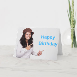 Happy Birthday and message card