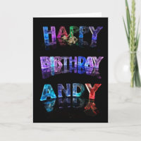 Happy Birthday Andy Card