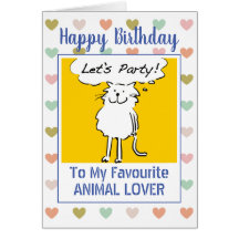 Happy Birthday Animal Lover