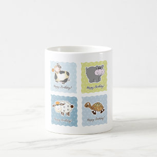Happy Birthday Animals Mug