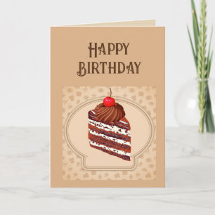 Happy Birthday Another Birthday Eat the Evidence Card