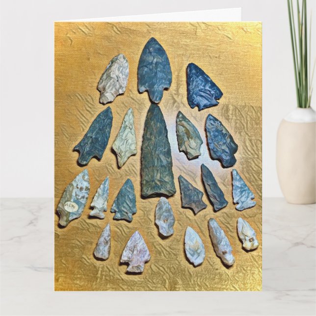 Happy Birthday Arrowhead Thank You Card (Front)