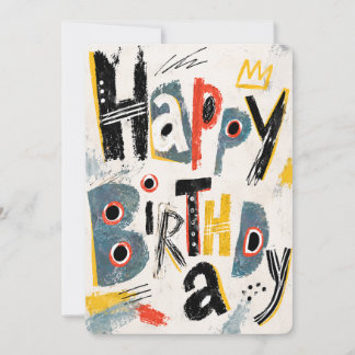 Happy Birthday Art Card