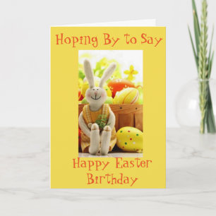 ***HAPPY BIRTHDAY*** AT EASTER TO YOU!!! HOLIDAY CARD