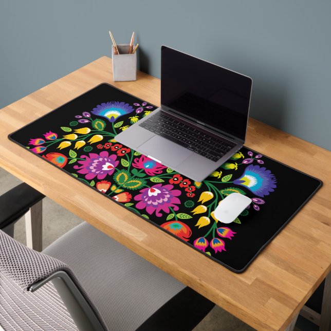  Happy Birthday Awesome polish Folk Wycinanki  Desk Mat (Office 2)