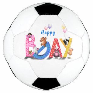 Happy Birthday - Baby Bears Party Celebration Fun Football