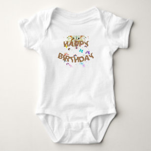 Happy Birthday Baby Bodysuit