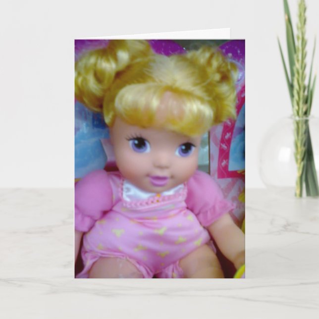 HAPPY BIRTHDAY BABYDOLL CARD (Front)