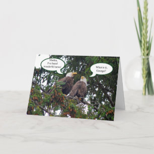 Happy Birthday, Bald Eagles Card