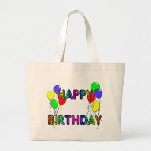 Happy Birthday Ballons D1 Tote Bag