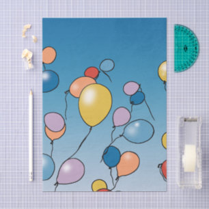 Happy Birthday Balloon Celebration Tissue Paper