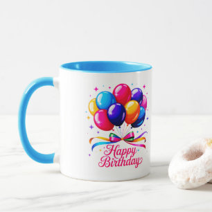 Happy Birthday Balloon Mug