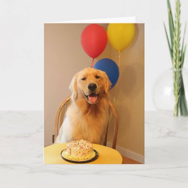 Happy Birthday Balloons Card (Front)