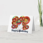 Happy Birthday Balloons (Daughter) Card<br><div class="desc">a bright and cheery happy birthday wish for a daughter. photography and digital art</div>