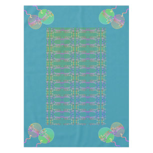 Happy Birthday Balloons Tablecloth