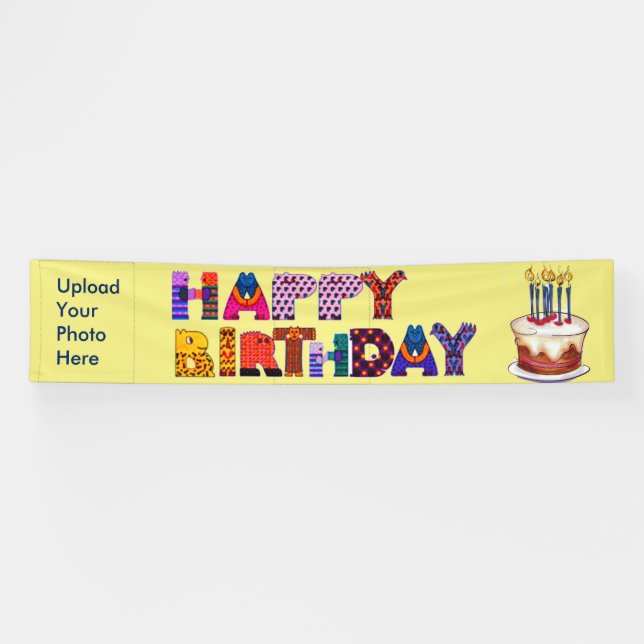 Happy Birthday Banner (Horizontal)