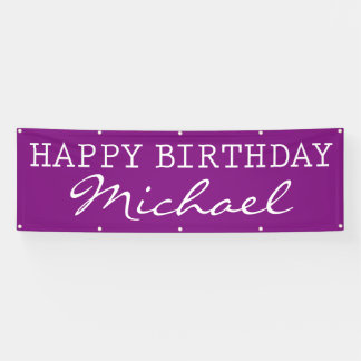 HAPPY BIRTHDAY BANNER