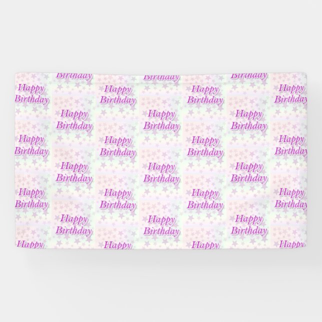 Happy Birthday!! Banner (Horizontal)