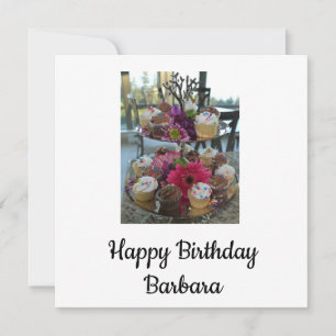 Happy birthday Barbara Announcement