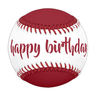 happy birthday baseball by dalDesignNZ