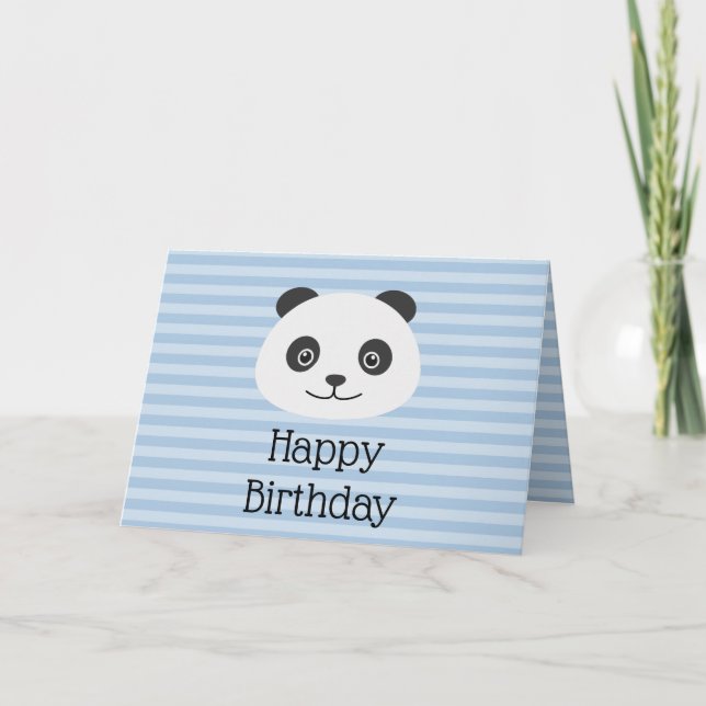 Happy Birthday Bear Card (Front)