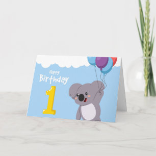 Happy Birthday Bear Card