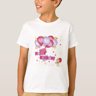 Happy Birthday Bear Celebration" or "Birthday Bear T-Shirt