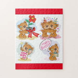Happy Birthday Bear Jigsaw Puzzle