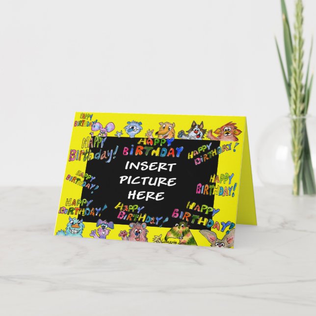 Happy Birthday - Beast Wishes Greeting Card (Front)