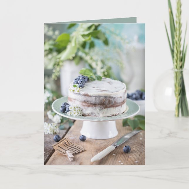 Happy Birthday Beautiful Cake Card (Front)