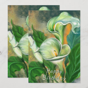 Happy Birthday - Beautiful Calla Lily Flower
