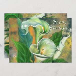 Happy Birthday - Beautiful Calla Lily Flower -