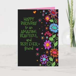 Happy Birthday Beautiful Friend Card