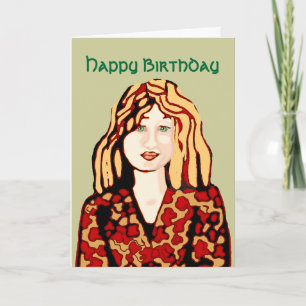Happy Birthday beautiful girl Card