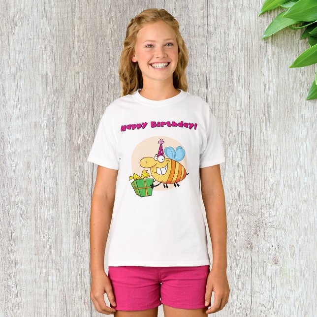 Happy Birthday Bee Girls T-Shirt (Creator Uploaded)
