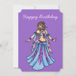 Happy Birthday Belly Dancer Card