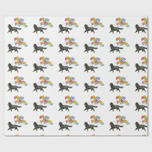 Happy Birthday Bernese Mountain Dog Wrapping Paper