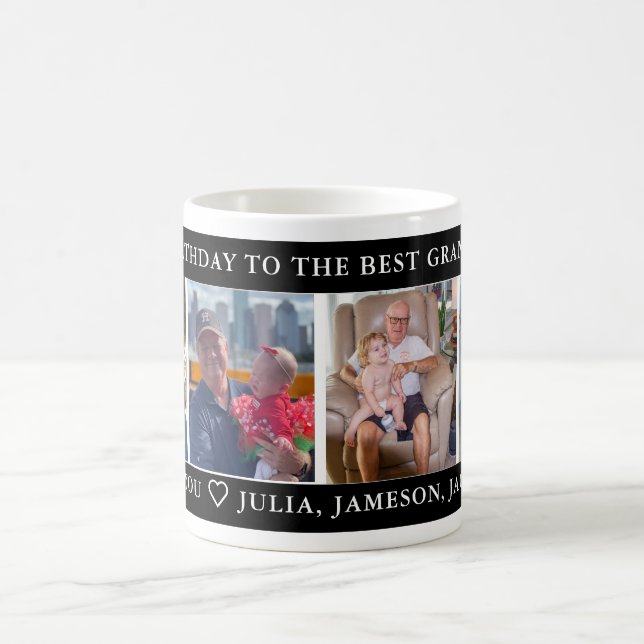 Happy Birthday Best Grandpa Ever Coffee Mug (Center)