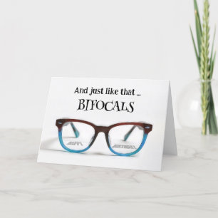 Happy Birthday Bifocals Card
