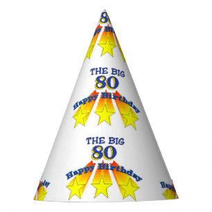 Happy Birthday Big 80 Party Hat