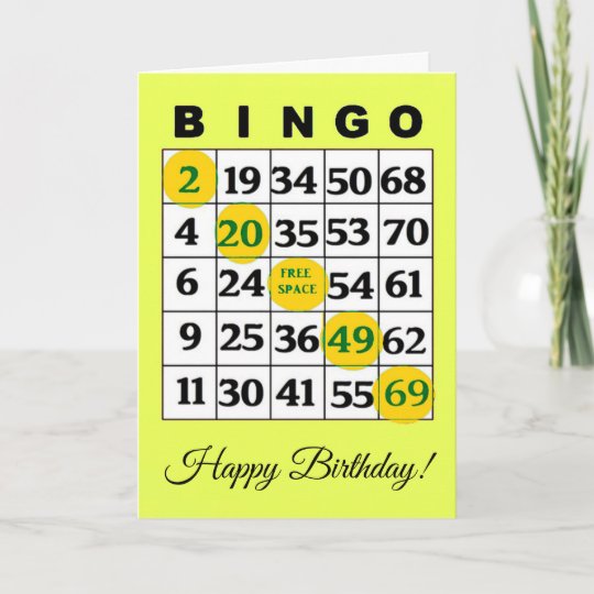 Birthday bingo 80