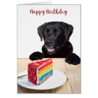 Happy Birthday Black Labrador Retriever - Cute Dog