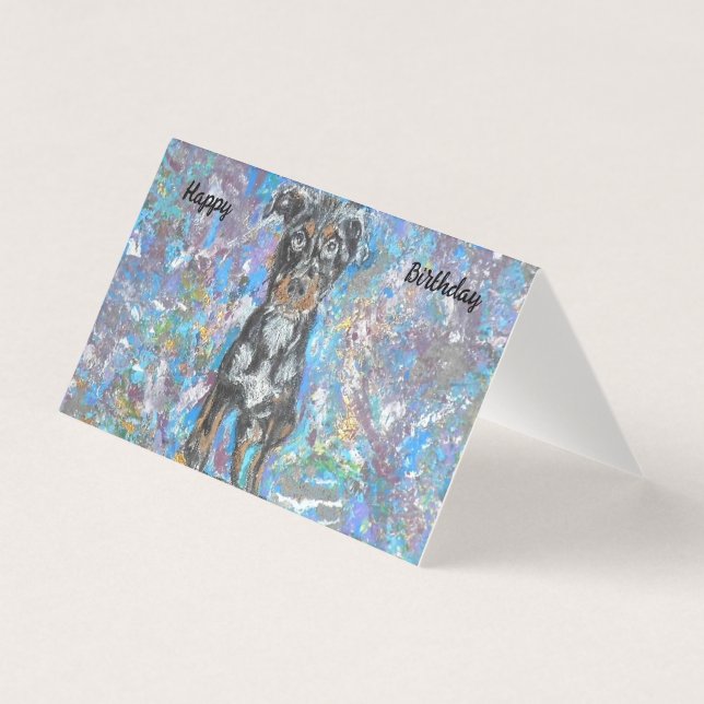 Happy Birthday Blank Inside Card (Front)