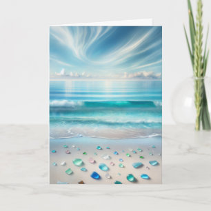 Happy Birthday Blessings   Blue Ocean Card