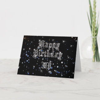 Happy Birthday Bling Greeting Card