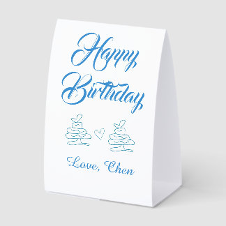 happy birthday blue cake heart name love pastel 