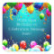 Happy Birthday - Blue Coloured Balloons - Customis