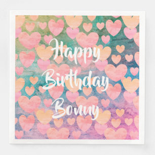 Happy Birthday #Bonny party napkins by DAL