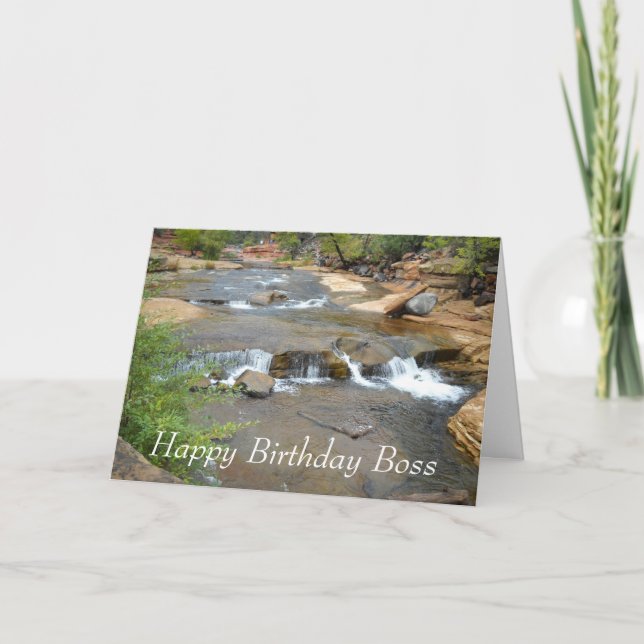 Happy Birthday Boss Card (Front)